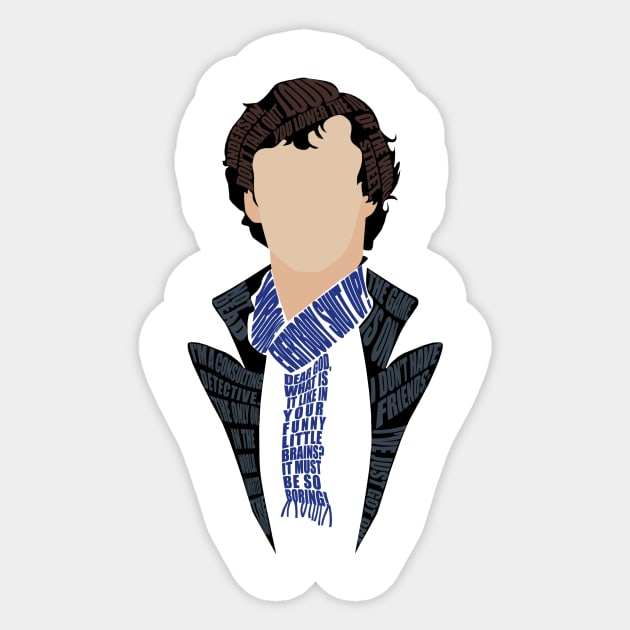 Consulting Detective Sticker by forgottenlexi